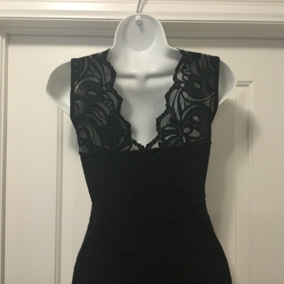Black Lacey Dress - Picture 3 of 4